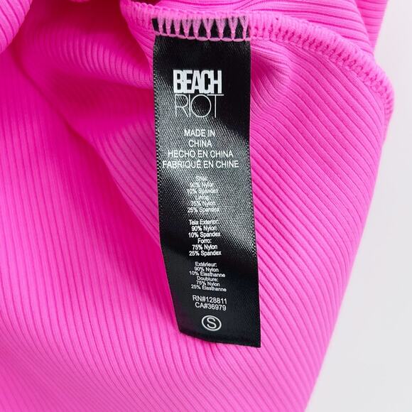 Beach Riot Sport Sol Mini Dress Sugar Plum Neon Pink Built In Bra Womens Sz S - Picture 7 of 12